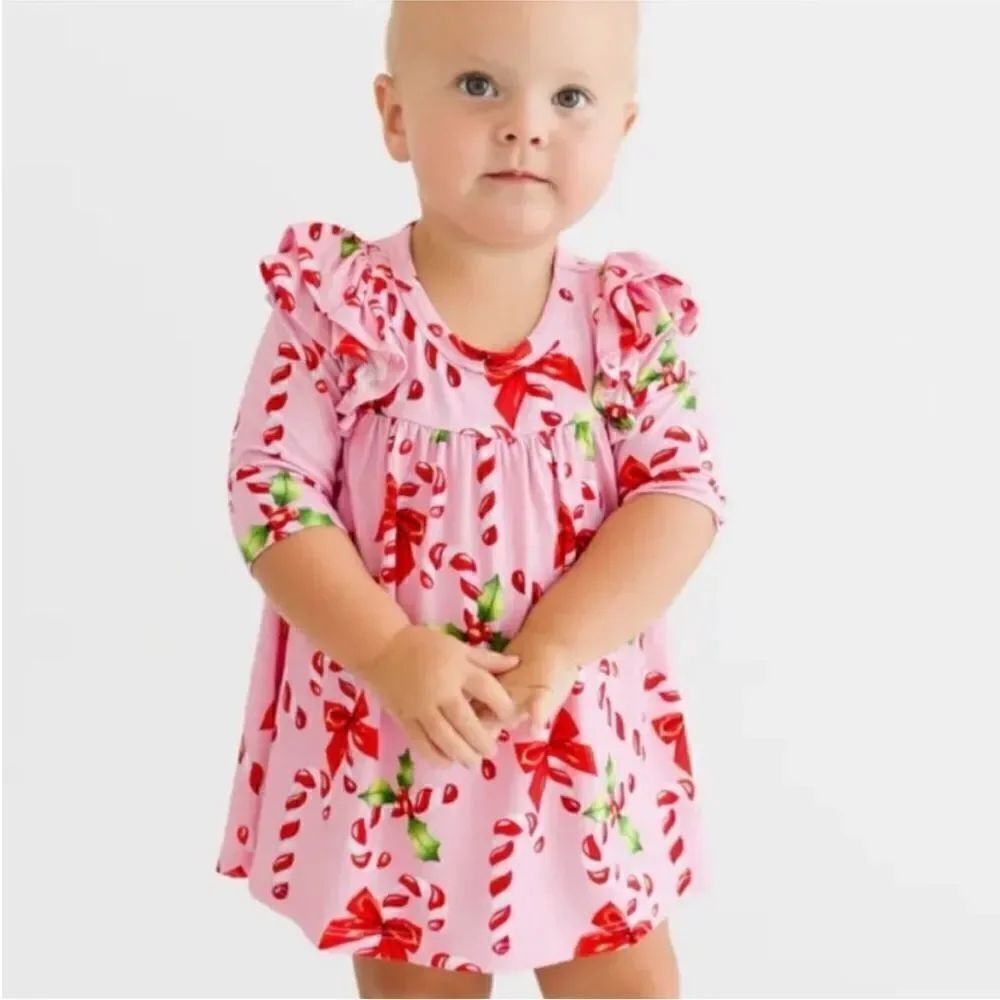 Posh Peanut NWT Helen Flutter Dress & Bloomers Set Size 18-24 Months